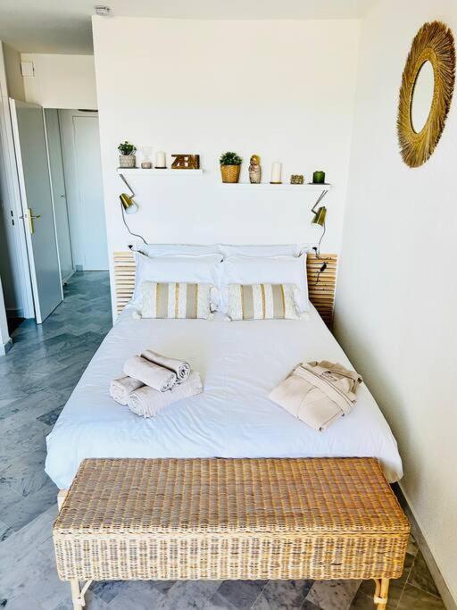 Studio Chic & Cosy Vue Mer, Clim, Parking لا غراند موت المظهر الخارجي الصورة