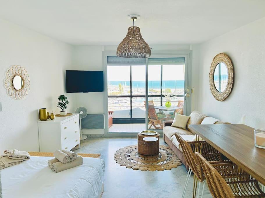 Studio Chic & Cosy Vue Mer, Clim, Parking لا غراند موت المظهر الخارجي الصورة